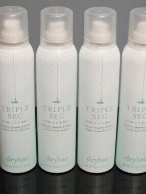 NEW Dry Bar 4pc Triple Sec Finishing Spray 3 in 1 Bundle (four bottles) 4.2oz ea